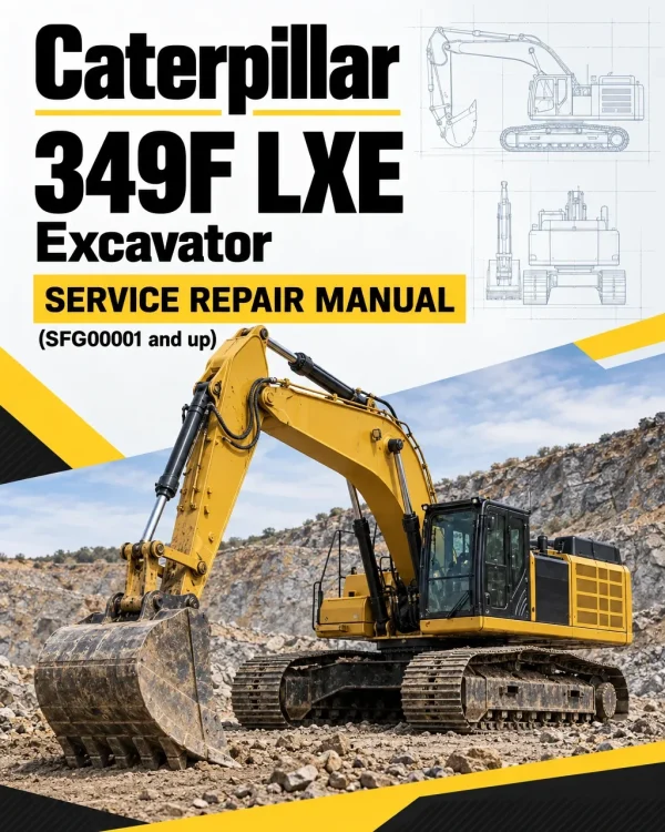 Caterpillar CAT 349F LXE Excavator Service Repair Manual (SFG00001 and up) Caterpillar CAT 349F LXE Excavator Service Repair Manual (SFG00001 and up)