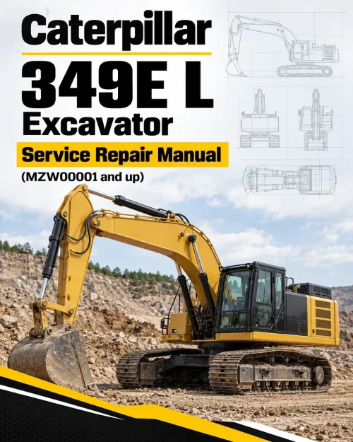 Caterpillar CAT 349E L Excavator Service Repair Manual (MZW00001 and up) Caterpillar CAT 349E L Excavator Service Repair Manual (MZW00001 and up)