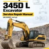 Caterpillar CAT 345D L Excavator Service Repair Manual (MLK00001 and up) Caterpillar CAT 345D L Excavator Service Repair Manual (MLK00001 and up)