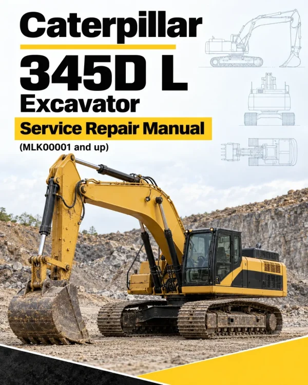 Caterpillar CAT 345D L Excavator Service Repair Manual (MLK00001 and up) Caterpillar CAT 345D L Excavator Service Repair Manual (MLK00001 and up)