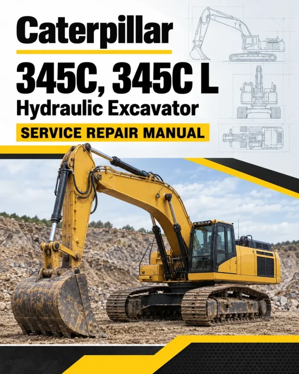 Caterpillar CAT 345C, 345C L Hydraulic Excavator Service Repair Manual (ELS00001 and up) Caterpillar CAT 345C, 345C L Hydraulic Excavator Service Repair Manual (ELS00001 and up)