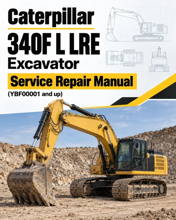 Caterpillar CAT 340F L LRE Excavator Service Repair Manual (YBF00001 and up)