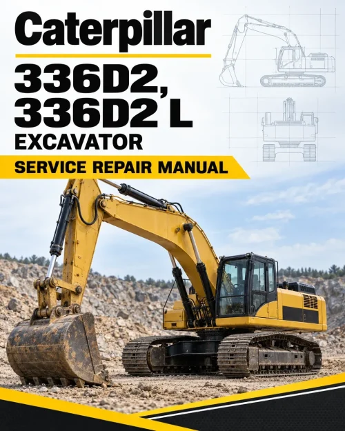 Caterpillar CAT 336D2, 336D2 L Excavator Service Repair Manual (WDC00001 and up)
