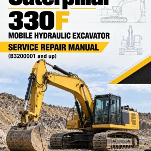 Caterpillar CAT 330F MOBILE Hydraulic Excavator Service Repair Manual (B3200001 and up)