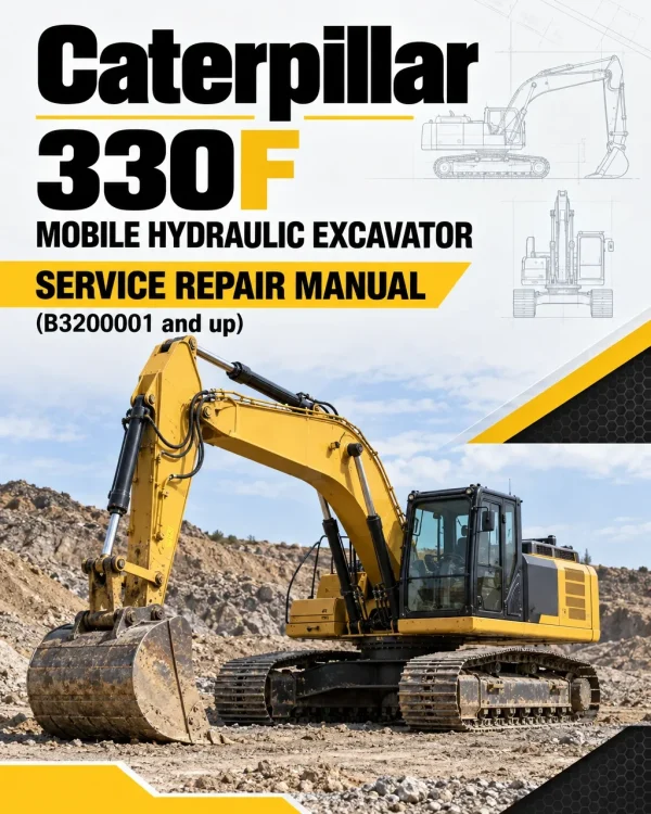 Caterpillar CAT 330F MOBILE Hydraulic Excavator Service Repair Manual (B3200001 and up)