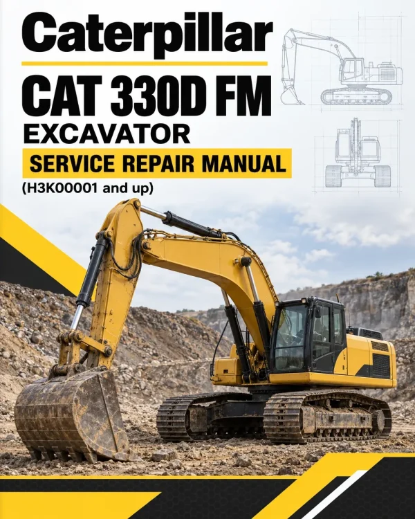 Caterpillar CAT 330D FM Excavator Service Repair Manual (H3K00001 and up)