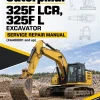 Caterpillar CAT 325F LCR, 325F L Excavator Service Repair Manual (XAA00001 and up)