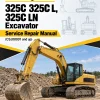 Caterpillar CAT 325C 325C L, 325C LN Excavator Service Repair Manual (CSJ00001 and up)