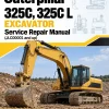 Caterpillar CAT 325C, 325C L Excavator Service Repair Manual (JLC00001 and up)