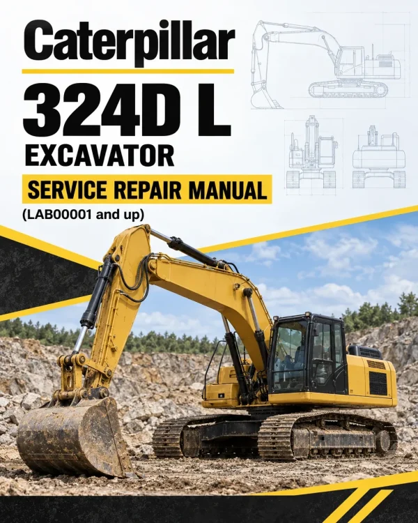 Caterpillar CAT 324D L Excavator Service Repair Manual (LAB00001 and up) Caterpillar CAT 324D L Excavator Service Repair Manual (LAB00001 and up)