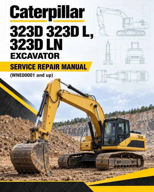 Caterpillar CAT 323D 323D L, 323D LN Excavator Service Repair Manual (WNE00001 and up) Caterpillar CAT 323D 323D L, 323D LN Excavator Service Repair Manual (WNE00001 and up)