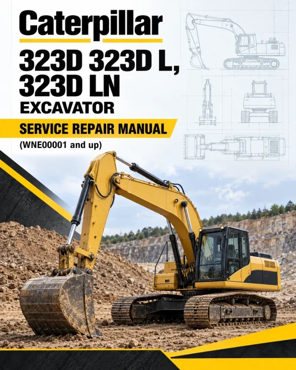 Caterpillar CAT 323D 323D L, 323D LN Excavator Service Repair Manual (WNE00001 and up) Caterpillar CAT 323D 323D L, 323D LN Excavator Service Repair Manual (WNE00001 and up)