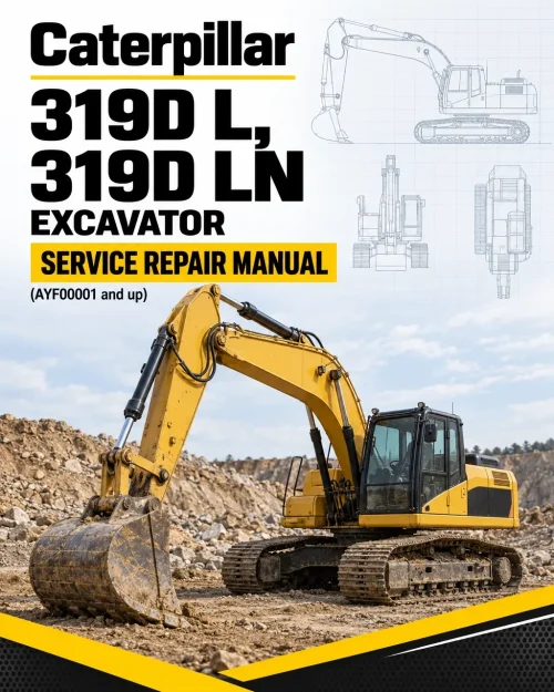 Caterpillar CAT 319D L, 319D LN Excavator Service Repair Manual (AYF00001 and up)