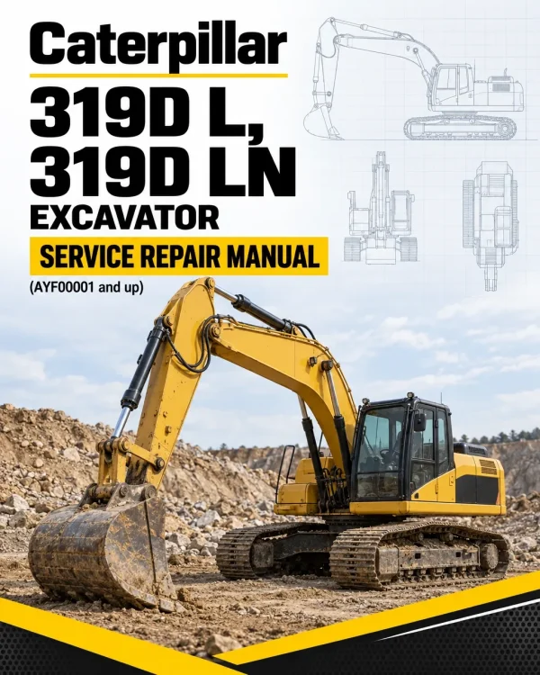Caterpillar CAT 319D L, 319D LN Excavator Service Repair Manual (AYF00001 and up)