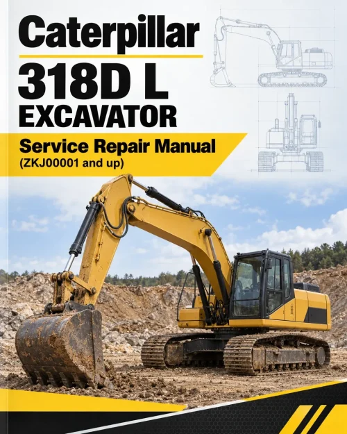 Caterpillar CAT 318D L Excavator Service Repair Manual (ZKJ00001 and up)