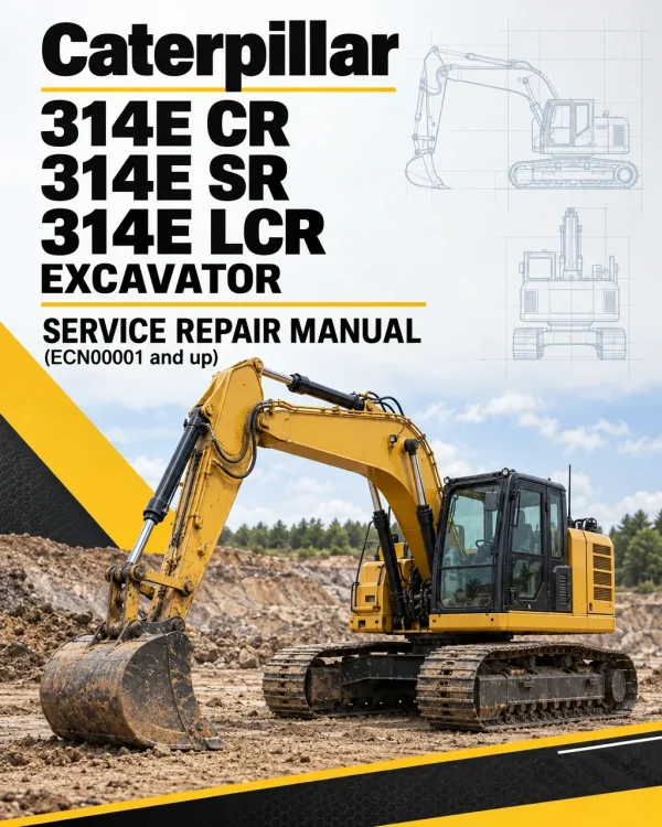 Caterpillar CAT 314E CR 314E SR, 314E LCR Excavator Service Repair Manual (ECN00001 and up) Caterpillar CAT 314E CR 314E SR, 314E LCR Excavator Service Repair Manual (ECN00001 and up)