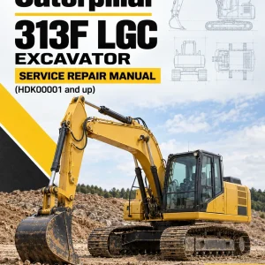 Caterpillar CAT 313F LGC Excavator Service Repair Manual (HDK00001 and up)