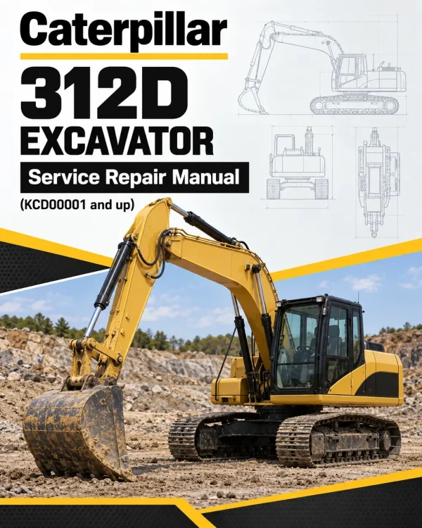 Caterpillar CAT 312D Excavator Service Repair Manual (KCD00001 and up) Caterpillar CAT 312D Excavator Service Repair Manual (KCD00001 and up)