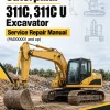 Caterpillar CAT 311C, 311C U Excavator Service Repair Manual (PAD00001 and up)