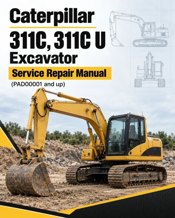 Caterpillar CAT 311C, 311C U Excavator Service Repair Manual (PAD00001 and up)
