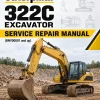 Caterpillar CAT 322C Excavator Service Repair Manual (BNY00001 and up)