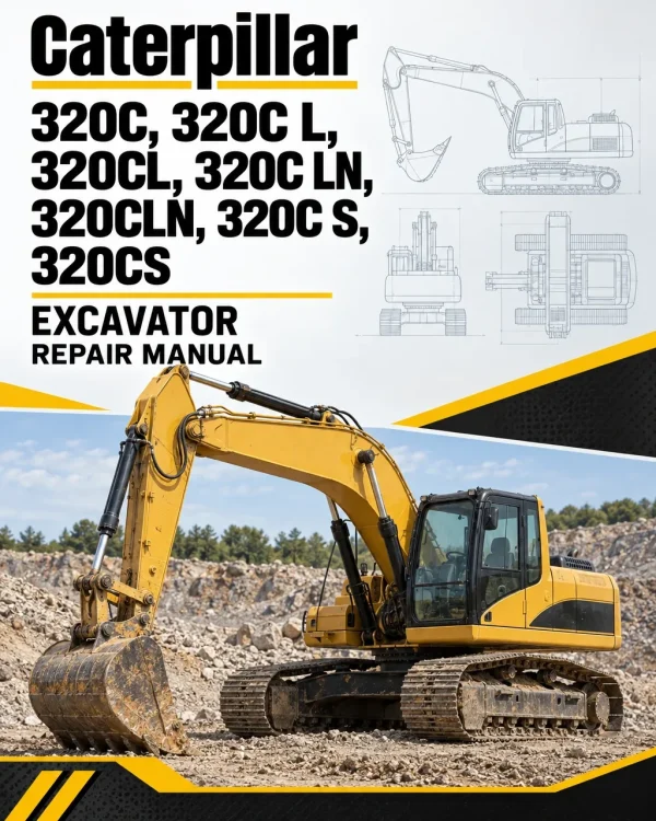 Caterpillar CAT 320C, 320C L, 320CL, 320C LN, 320CLN, 320C S, 320CS Excavator Repair Manual (BCN00001 and up) Caterpillar CAT 320C, 320C L, 320CL, 320C LN, 320CLN, 320C S, 320CS Excavator Repair Manual (BCN00001 and up)