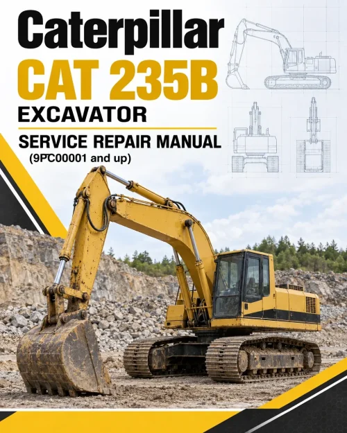 Caterpillar CAT 235B Excavator Service Repair Manual (9PC00001 and up)