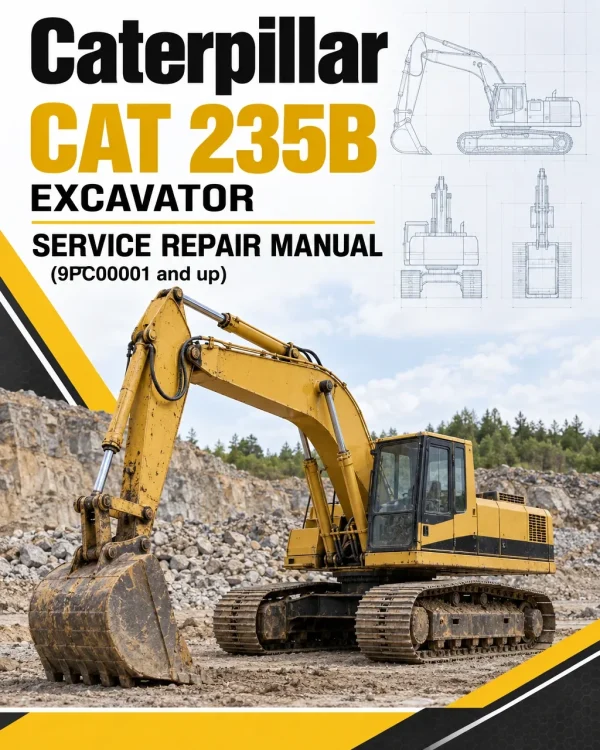 Caterpillar CAT 235B Excavator Service Repair Manual (9PC00001 and up) Caterpillar CAT 235B Excavator Service Repair Manual (9PC00001 and up)