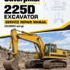 Caterpillar CAT 225D Excavator Service Repair Manual (2SJ00001 and up)