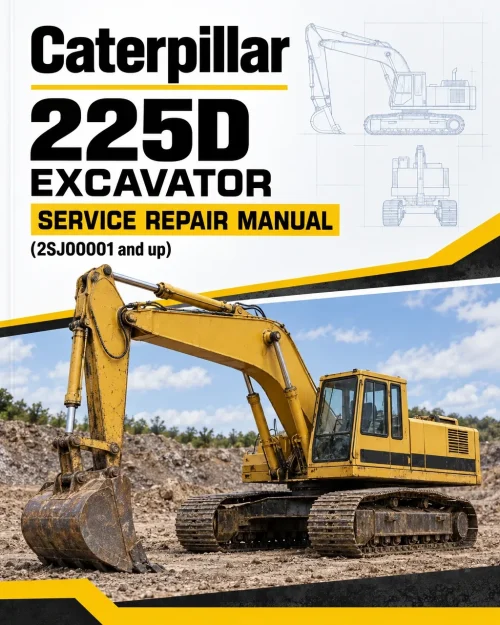 Caterpillar CAT 225D Excavator Service Repair Manual (2SJ00001 and up)