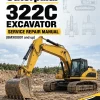 Caterpillar CAT 322C Excavator Service Repair Manual (BMX00001 and up)