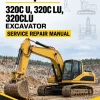 Caterpillar CAT 320C U, 320C LU, 320CLU Excavator Service Repair Manual (PAC00001 and up)
