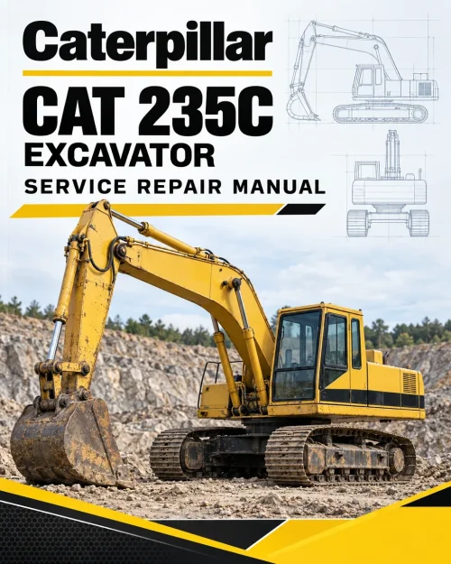 Caterpillar CAT 235C Excavator Service Repair Manual (3WG00001 and up)