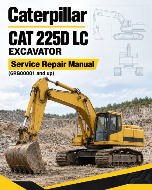 Caterpillar CAT 225D LC Excavator Service Repair Manual (6RG00001 and up) Caterpillar CAT 225D LC Excavator Service Repair Manual (6RG00001 and up)