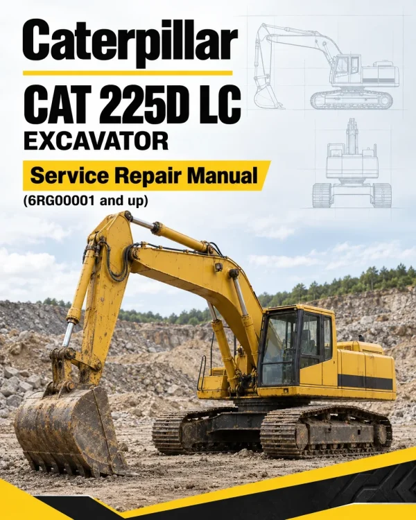 Caterpillar CAT 225D LC Excavator Service Repair Manual (6RG00001 and up) Caterpillar CAT 225D LC Excavator Service Repair Manual (6RG00001 and up)