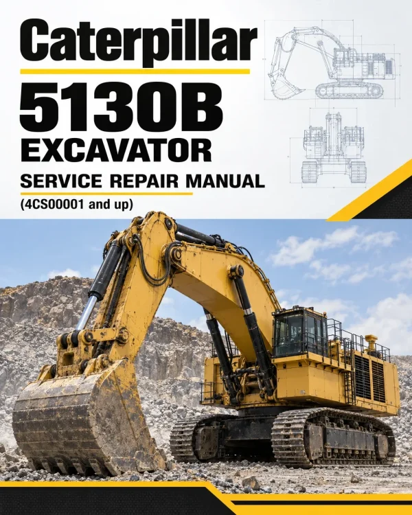 Caterpillar CAT 5130B Excavator Service Repair Manual (4CS00001 and up) Caterpillar CAT 5130B Excavator Service Repair Manual (4CS00001 and up)