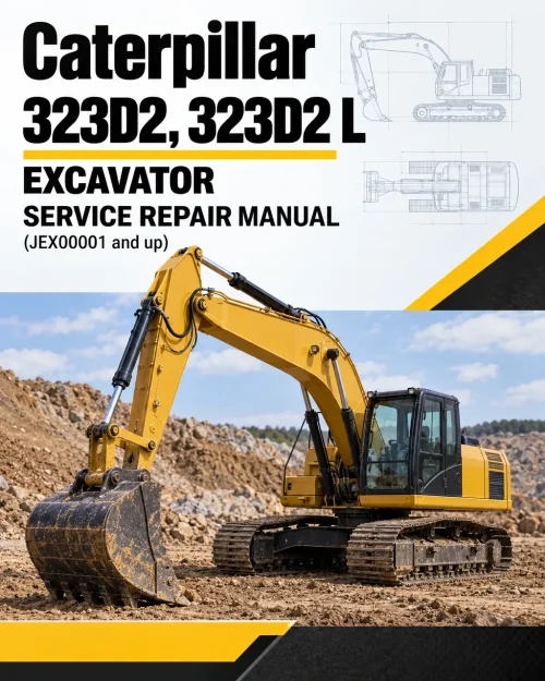 Caterpillar CAT 323D2, 323D2 L Excavator Service Repair Manual (JEX00001 and up) Caterpillar CAT 323D2, 323D2 L Excavator Service Repair Manual (JEX00001 and up)