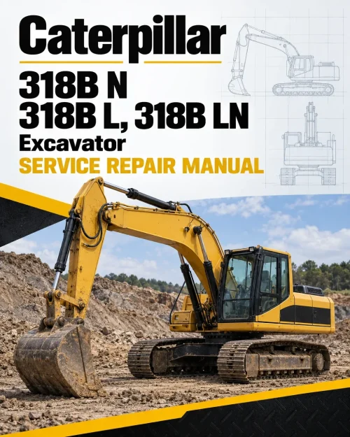 Caterpillar CAT 318B N 318B L, 318B LN Excavator Service Repair Manual (AEJ00001 and up) Caterpillar CAT 318B N 318B L, 318B LN Excavator Service Repair Manual (AEJ00001 and up)