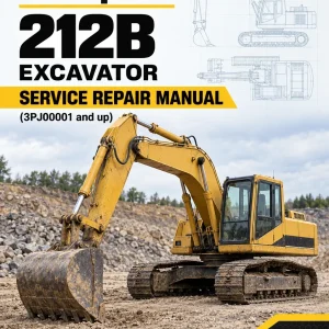 Caterpillar CAT 212B Excavator Service Repair Manual (3PJ00001 and up)