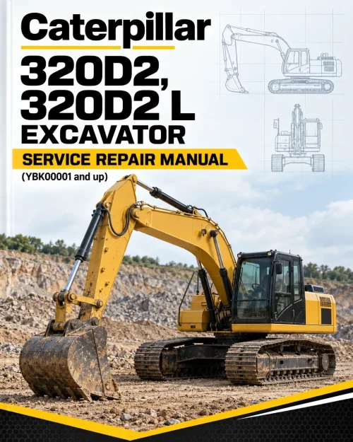 Caterpillar CAT 320D2, 320D2 L Excavator Service Repair Manual (YBK00001 and up) Caterpillar CAT 320D2, 320D2 L Excavator Service Repair Manual (YBK00001 and up)