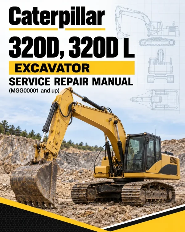 Caterpillar CAT 320D, 320D L Excavator Service Repair Manual (MGG00001 and up) Caterpillar CAT 320D, 320D L Excavator Service Repair Manual (MGG00001 and up)