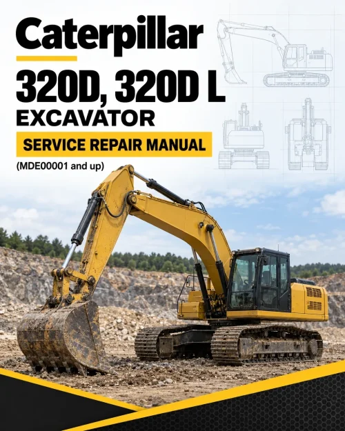 Caterpillar CAT 320D, 320D L Excavator Service Repair Manual (MDE00001 and up) Caterpillar CAT 320D, 320D L Excavator Service Repair Manual (MDE00001 and up)