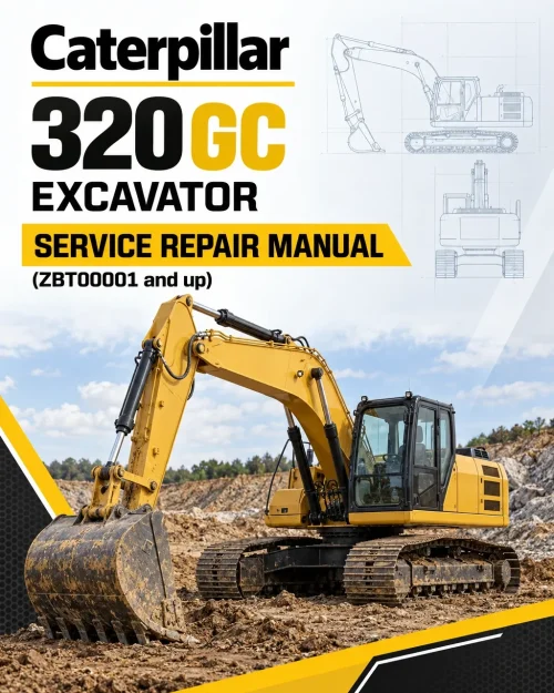 Caterpillar CAT 320 GC Excavator Service Repair Manual (ZBT00001 and up)