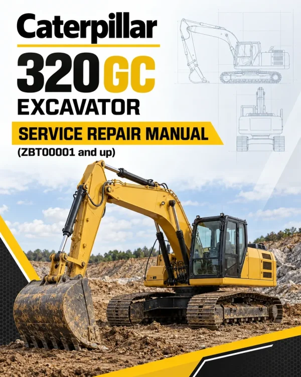 Caterpillar CAT 320 GC Excavator Service Repair Manual (ZBT00001 and up)