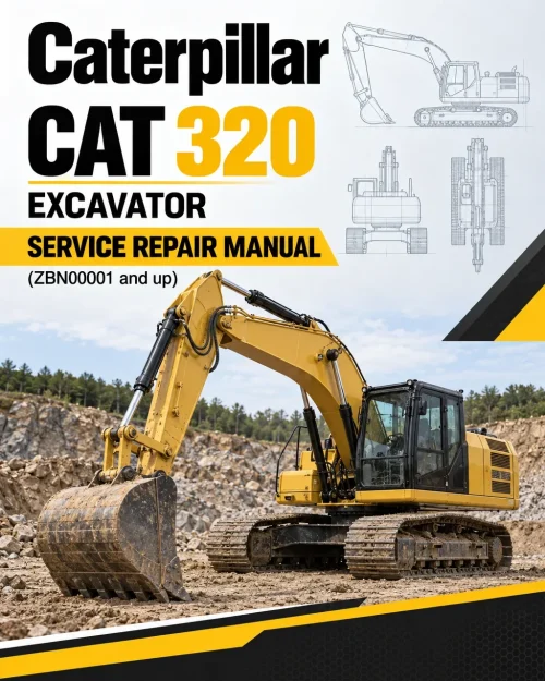 Caterpillar CAT 320 Excavator Service Repair Manual (ZBN00001 and up)