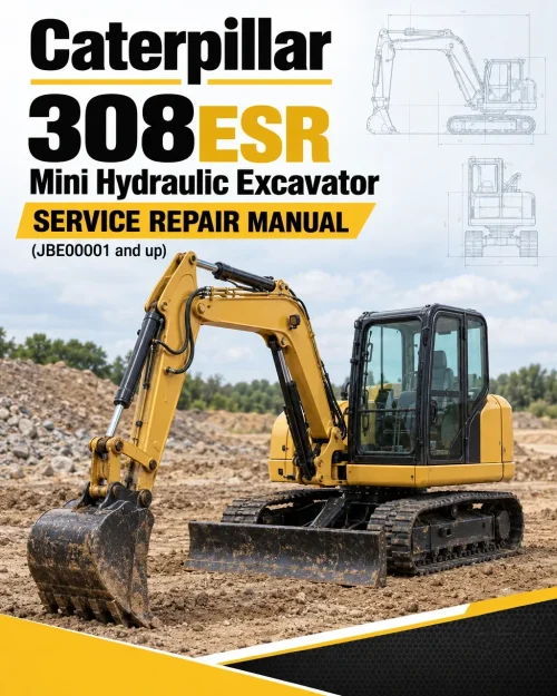 Caterpillar CAT 308ESR Mini Hydraulic Excavator Service Repair Manual (JBE00001 and up) Caterpillar CAT 308ESR Mini Hydraulic Excavator Service Repair Manual (JBE00001 and up)