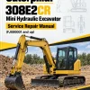 Caterpillar CAT 308E2CR Mini Hydraulic Excavator Service Repair Manual (FJX00001 and up)
