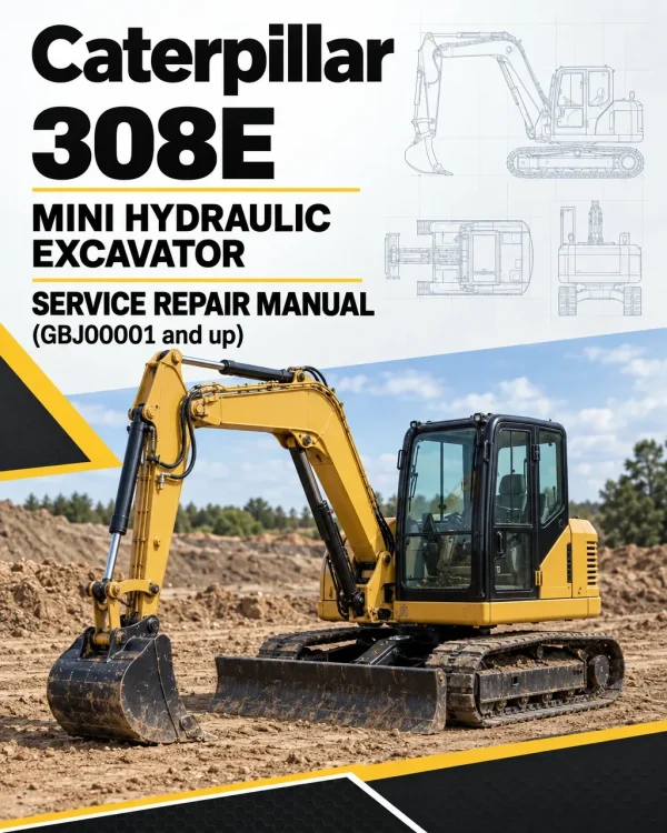 Caterpillar CAT 308E Mini Hydraulic Excavator Service Repair Manual (GBJ00001 and up) Caterpillar CAT 308E Mini Hydraulic Excavator Service Repair Manual (GBJ00001 and up)