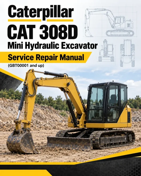 Caterpillar CAT 308D Mini Hydraulic Excavator Service Repair Manual (GBT00001 and up) Caterpillar CAT 308D Mini Hydraulic Excavator Service Repair Manual (GBT00001 and up)
