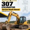 Caterpillar CAT 307 Excavator Service Repair Manual (2WM00500 and up)